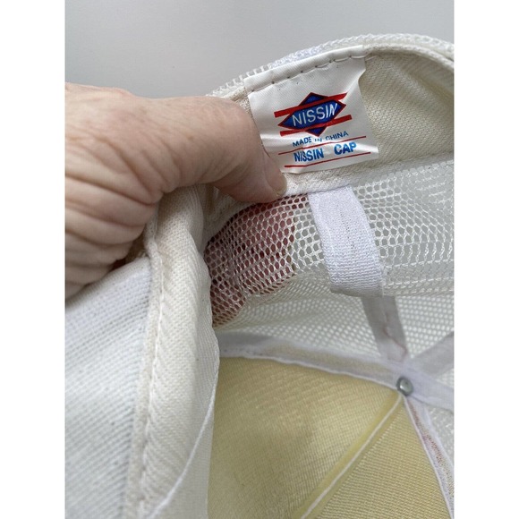 Vintage Mel Tillis Theater Branson MO White Trucker Hat Cap Mesh Snapback Signed - Picture 8 of 8